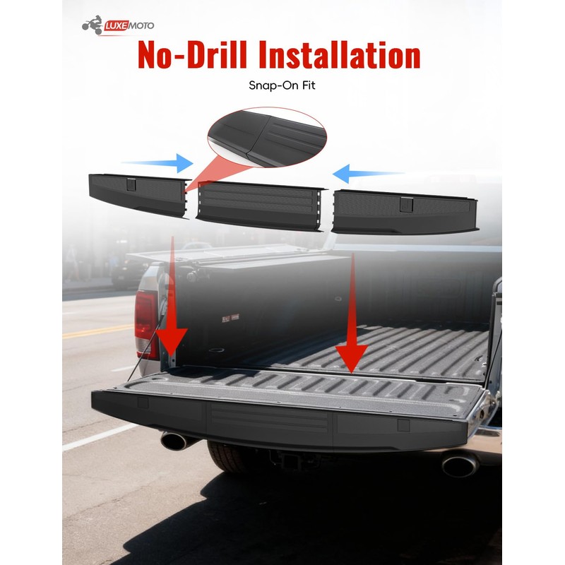 Tailgate Spoiler Molding Cap for Ford 2021-2024 F-150 & F150