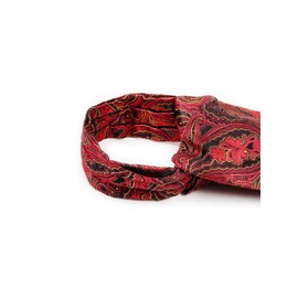 WANYING Men's Tie Scarf Ascot Tie Scarf Cravat Ties Simple Chic for Gentleman - Paisley, p01 red gold