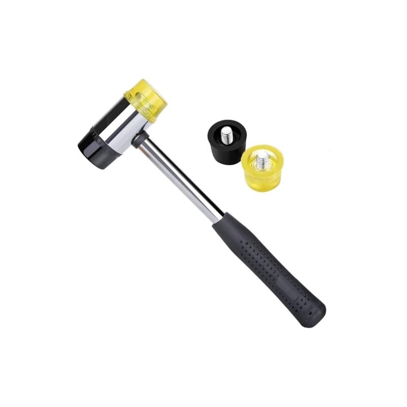 30MM Dual Head Nylon Rubber Hammer Jewelers Metal Mallet