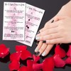 Press-On Nail Application Instructions Cards, Aftercare Instructions Cards, 50 Pack