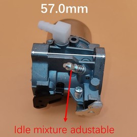 Carburador compatible con 499158 499163 694941 699831 C004 - Cortacésped motor tractor mezcla de ralentí ajustable