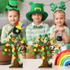 30 Set St. Patricks Day Craft Kit,Green Shamrock Clover Gold