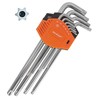 NordWolf 10-Piece Torx Wrench Set, S2 Steel Long Arm Security