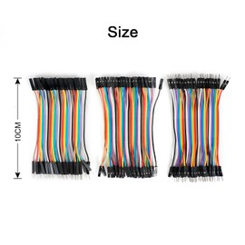 Jumper Wires,Yakomon 360pcs Dupont Wire Breadboard Jumper Wires Female to Female/Male to Female/Male to Male,Multicolored Jumper Cables Kit for DIY (9 * 10cm MF/MM/FF)