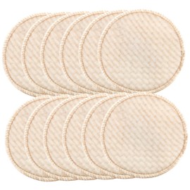 BIUDECO 12-Piece Washable Nursing Pads for Pregnant and Postpartum Women Reusable Breastfeeding Cushions Soft and Absorbent Leak-Proof Design Anti-Galactorrhea Breast Pads