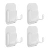 Porta Rastrillos para Baño 4 Ganchos Adhesivos, Soporte para Maquinilla