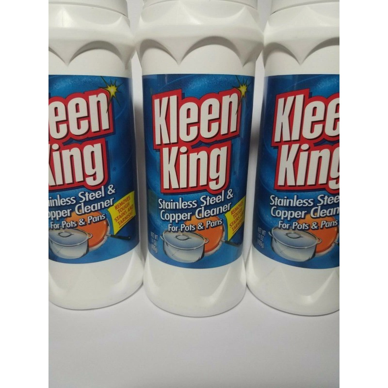 4 PACK KLEEN KING STAINLESS STEEL & COPPER CLEANER 14