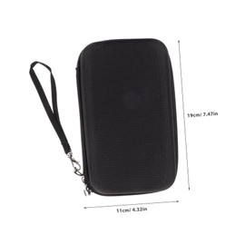 Operitacx Shockproof Organizer Pouch for Ear and Forehead Thermometers Portable and Lightweight Storage Bag with Mesh Pocket for Accessories for Travel and Daily Use