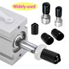 Qrity Pack of 20 Rubber End Caps, Thread Protection Cap,
