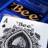SOLOMAGIA Bee Blue MetalLuxe Playing Cards by US Playing Card