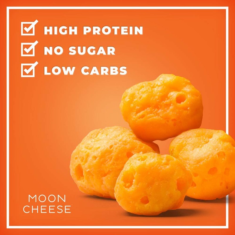 Moon Cheese - 100% Natural Cheese Snack - Cheddar -