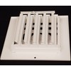 8"w X 4"h 3-Way Fixed Curved Blade AIR Supply Diffuser