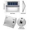 Treela 24 Packs Outdoor Fence Lights Solar Powered Deck Lights