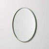 Better Bevel 18” x 18” Sage Green Rubber Framed Mirror