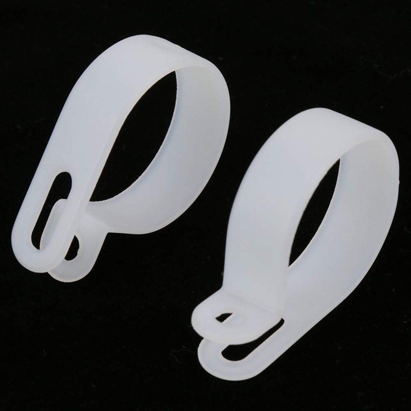 Clips de 200 piezas, abrazaderas en P, clips de sujetadores