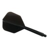 DGHAOP Integrated Dart Flight and Shafts 9PCS Nylon Plastic Integrated