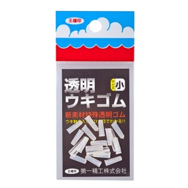 Daiichi Seiko 31084 Float Stop Rubber Transparent, Small, Clear