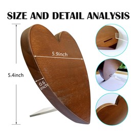 Grandpa Memorial Heart Plaque, Wooden Heart Tabletop Decor, Heart Shaped Table Sign, Grandpa Loss Gift, In Loving Memory of Passed Papa, Sympathy Condolence Gift for Loss of Grandpa