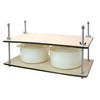 Wooden Cheese Press for Cheese Making Supplies 16in Metal Guides