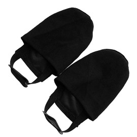 Bowling Shoe Slider，Bowling Shoe Cover 2 Pack / 1 Pair of Adjustable Sole Slide Covers | One Size Fits Most Bowling Shoes Men & Women | Elastic Band Creates Size Adaptations Black