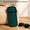 HeXueLy Soft Glasses Case - 2 Pack Double Layer Neoprene