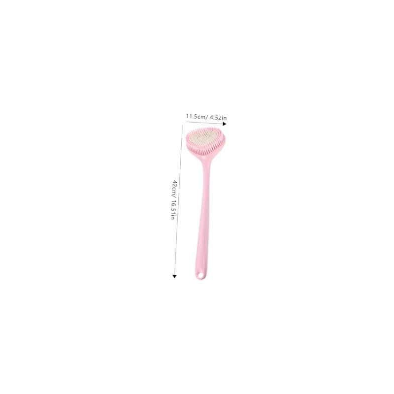 Cepillo Baño Mango Exfoliación Espalda Cuerpo Limpiador Piel Diseño Ergonómico