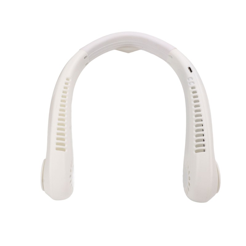 Portable Neck Fan Leafless Hands Free Quiet Lightweight USB Charging