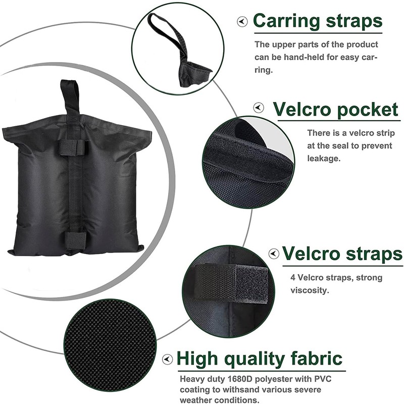 MOPHOEXII 140 LBS Extra Large Pop up Canopy Weights Sand