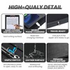 KLLVE Clipboard with Storage for Men Women, Leather Padfolio Portfolio
