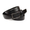 Anthoni Crown Men's Automatic Leather Belt, black