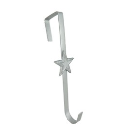 Christmas Concepts® Christmas Metal Wreath Hanger - Silver Star Design - 29cm