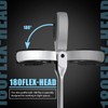 LOSCHEN 1PC 19mm Open Flex-Head Ratcheting Wrench, Metric Ratcheting Spanner