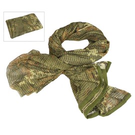 LOOGU Camouflage Netting, Tactical Mesh Net Camo Scarf for Wargame,Sports & Other Outdoor Activities
