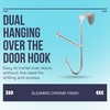 Lizzy 1x Strong Over Door Hooks Hanger | Steel Over