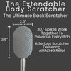 The Ultimate Extendable Back Scratcher, Scalp and Back Massager, &