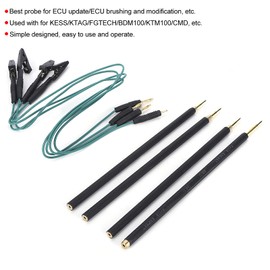 KIMISS 4pcs/Set ECU Program Probe Pens Kit LED BDM Frame Pins with Connect Cable BDM Frame with Probe Pins and LED ECU Probe Pens Set for KTAG/KESS ECU Board