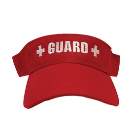 Guard Red Visor - Sun Protection Beach for Women, Men & Kids