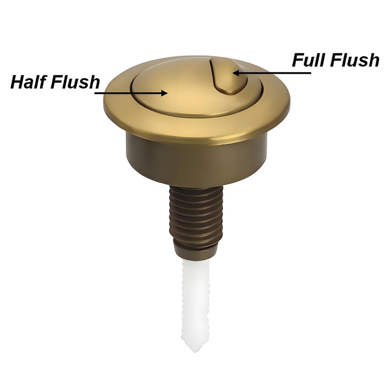 HAFRILY Toilet Flush Button Adjustable Toilet Push Button Flush Replacement,