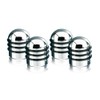 Foliatec AirCaps valve cap set Aluminum - 4 pieces -