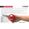 VAMPLIERS 6.3" Compact Heavy Duty Electrician Scissors. Made in Japan.