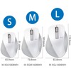 Elecom M-XGM10DBWH Wireless Mouse (Receiver Included), 5 Buttons (With Back/Forward