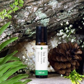 Tea Tree Essential Oil Roll-On – Natural Aromatherapy Oil, Pre-Diluted with Jojoba for Skin Application, Travel Size Roller with Leak-Proof Metal Ball (10 mL)