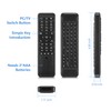 Pepper Jobs W10 GYRO Air TV Remote, QWERTY Keyboard Fly