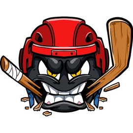 CafePress Ice Hockey Player Hock Sherpa Fleece Throw Blanket 60" L x 50" W