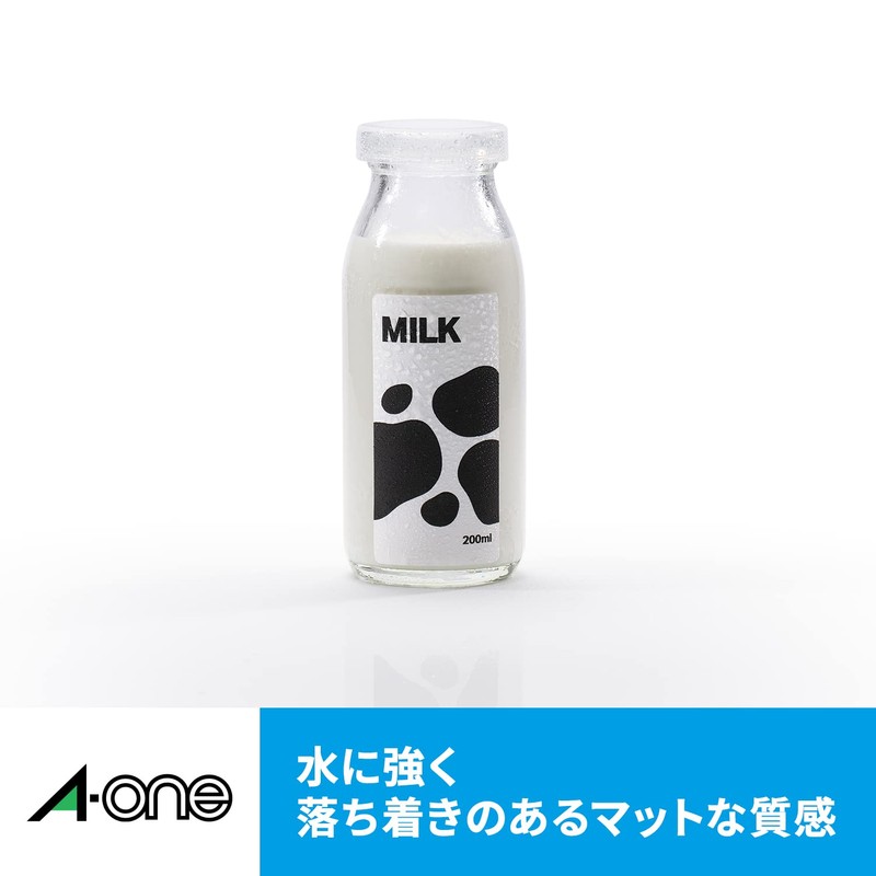 A-One 62224E Inkjet Label Stickers, Ultra Water Resistant, Matte Paper,