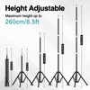 EMART Light Stand Photography 2.8-8.5ft/86-260cm Heavy Duty Light Stand Adjustable