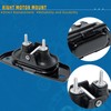 4PCS Engine Motor Mount Transmission Mount Set Compatible with Dodge