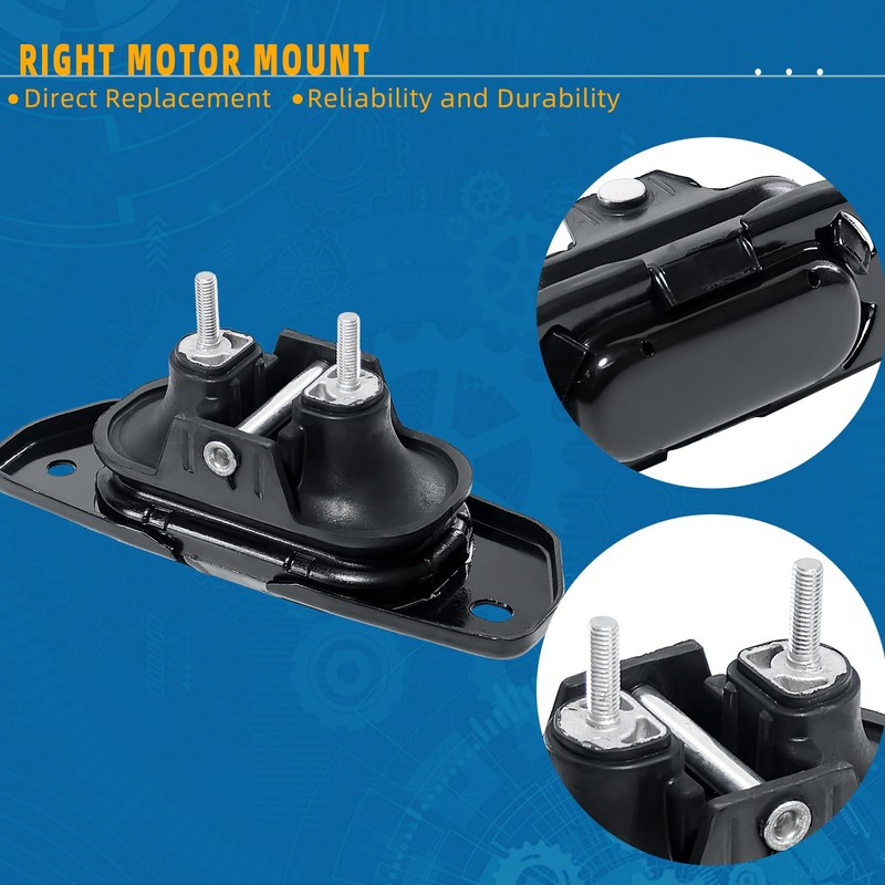 4PCS Engine Motor Mount Transmission Mount Set Compatible with Dodge