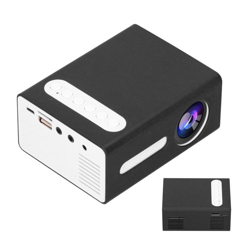 Mini Household Projector Portable LED Home Media Video Player Kid's