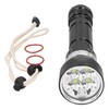 D40 Aviation Magnesium Aluminum Alloy Diving Waterproof Portable LED Flashlight